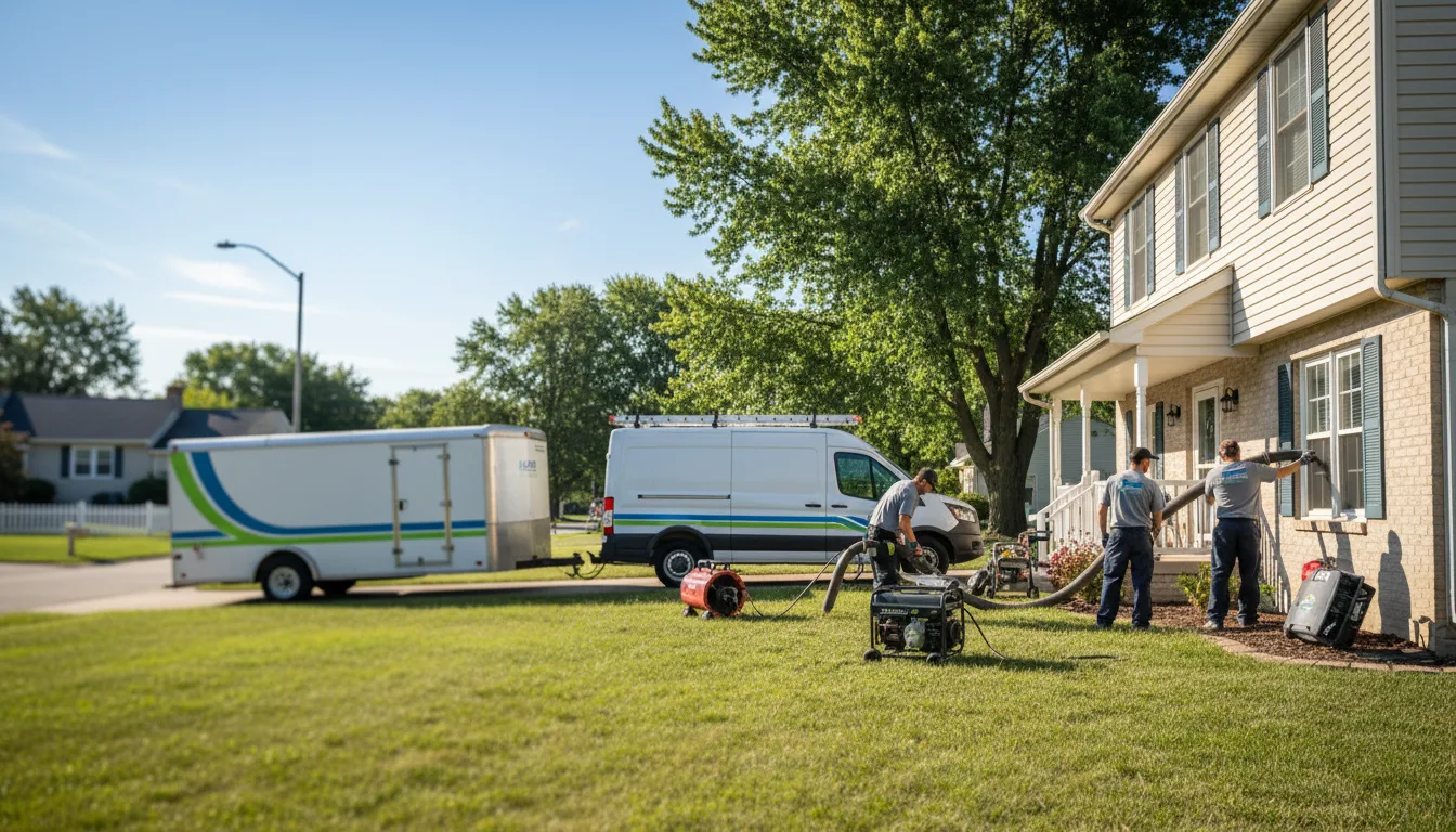 Flooded Basement Restoration And Cleanup With Repair in Clements, MN near me